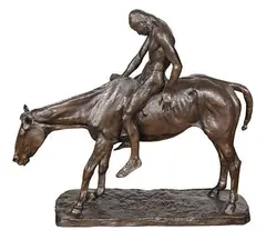 End of Trail by Charles Cary Rumsey, Bronze Sculpture, offered Sep 2025