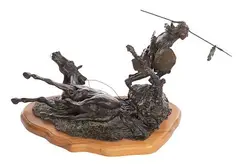Austin Deuel, The Final Charge, Bronze Sculpture