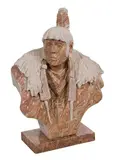 Alvin Marshall, Alabaster Bust, Sculpture