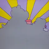 Peter Max, House in the Clouds, Acrylic on Canvas
