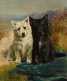 Black and White by Lilian Cheviot, Oil on Canvas, offered Oct 2025