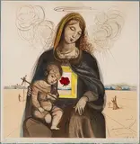 Mystical Rose Madonna by Salvador Dalí, Lithograph, offered Oct 2025