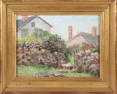 New England Cottages by William H. Partridge, Oil On Board, offered Feb 2026