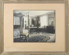 Wallace Nutting, The Quilting Party, Photograph