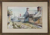 Nantucket Street Scene by W. Channing Cabot, circa 1894, Watercolor on Paper, offered Feb 2026