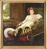 On The Pillow by Steve Cull, Oil On Linen, offered Feb 2026