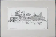 North Wharf – Nantucket by Roy Bailey, Pencil, offered Feb 2026