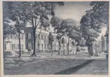 Ruth Haviland Sutton, Main Street Nantucket, Etching on Paper