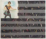 Tourist Life on Nantucket by Richard Kemble, Mixed Media Painting American Flag Series, offered Feb 2026