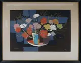 Bouquet #2 by Philip Burnham Hicken, Silkscreen, offered Feb 2026