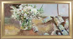 Floral Still Life by Peter Guarino, Oil on Canvas, offered Feb 2026