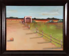 The Paddock by Melissa MacLeod, Oil on Canvas, offered Feb 2026