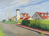 Coast Guard Station, Brant Point by Meghan C. Weeks, circa 2014, Oil on Canvas, offered Feb 2026