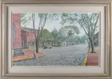 Marshall DuBock, Main Street, Nantucket, Watercolor On paper