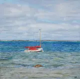 Lenka Rubenstein, Nantucket Red at Rest, Oil on Linen