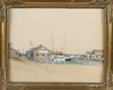 Nantucket Harbor by Jed Foster, circa 1953, Watercolor on Paper, offered Feb 2026