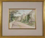 Jane Brewster Reid, Ash Lane, Watercolor On Paper