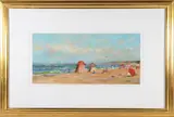Jan Collins Selman, Racing the Sound Nantucket, Oil on Board