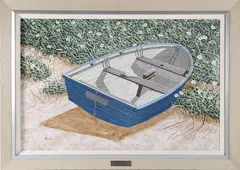 Blue Dory by James H. Cromartie, Acrylic On Board, offered Feb 2026