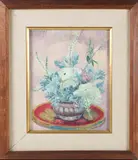 Beach Bouquet by Elizabeth Saltonstall, Oil on Board, offered Feb 2026