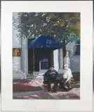 Conversation by David Sholl, circa 1984, Pastel on Paper Titled, offered Feb 2026
