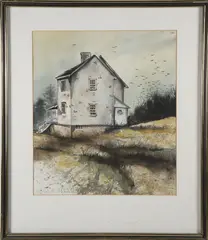 Rural Life by Anne Buffington, Watercolor on Paper, offered Feb 2026