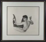 Orpheus Study by John Woodrow Kelly, Charcoal, offered Jul 2026