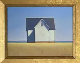 Joan Albaugh, The Attic Window, Oil on Board