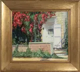 Nantucket Doorway – 6 Liberty Street by Volney Alan Richardson, Oil on Canvas, offered Apr 2026