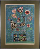 Paul Augustin Aizpiri, Abstract Floral Still Life