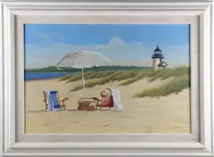 Romantic Rendezvous Brant Point by Tom Mielko, Oil on Panel, offered Apr 2026