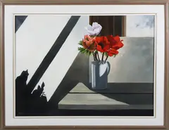 Poppies Still Life by Roy Bailey, Oil on Canvas, offered Apr 2026