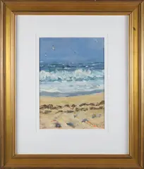 Robert Jones, Coastal Seascape, Oil Painting