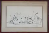 Paul Desmond Brown, The Perfect Team, Pen and Ink Drawing