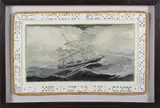 Mellie Cooper, Clipper Ship, Acrylic Painting