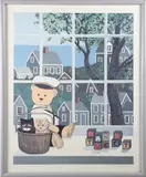 Teddy Bear and Kittens by Maggie Meredith, Lithograph, offered Apr 2026