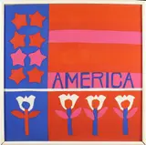 America with Stars, Stripes and Tulips by Karen Eisen Limited Edition, Silkscreen, offered Apr 2026