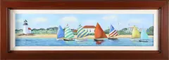 Rainbow Fleet by Deborah Sosebee, Oil on Canvas, offered Apr 2026