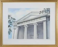 Nantucket Atheneum by Dale Thackeray Fink, Watercolor on Paper, offered Apr 2026