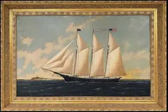 William Pierce Stubbs, Untitled, Oil on Canvas Portrait of the Mary E. Ranken