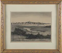 Ruth Haviland Sutton, Marshes, Nantucket, Lithograph