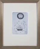 John Lochtefeld, Wealth of Sea Birds, Etching #12/50