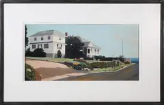 John Austin, White House on Nantucket, circa 1996, Tempera on Board