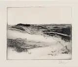 David Lazarus, Nantucket Dunes, Etching