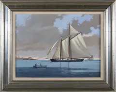 Easing Into Port by Ben Neill, Oil on Panel, offered Aug 2026