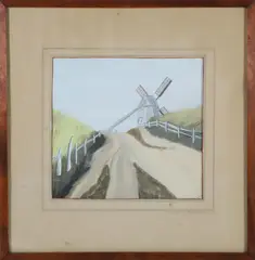 The Old Mill, Nantucket, Massachusetts by Anne Beach, circa 1940, Gouache, offered Aug 2026
