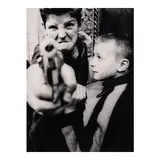 William Klein, 'Gun 1, 103rd & Broadway, New York', 1955, Gelatin silver print; signed