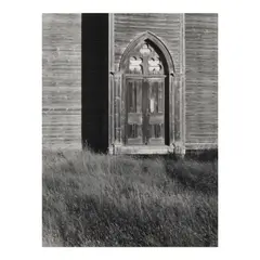 Minor White, Church Door (Vicinity of Chéticamp, Cape Breton Island, Nova Scotia), 1969, Gelatin silver print; mounted
