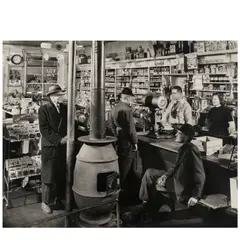 O. Winston Link, Egg, Stove, and Bananas, Vesuvius, Virginia (NW1352), 1957, Gelatin silver print