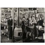 O. Winston Link, Egg, Stove, and Bananas, Vesuvius, Virginia (NW1352), 1957, Gelatin silver print